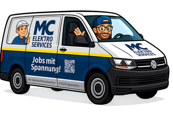 MC Elektro Services DGUV Firmenfahrzeug